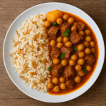 Türkischer Pilav mit Nohut (Kichererbseneintopf mit Reis)