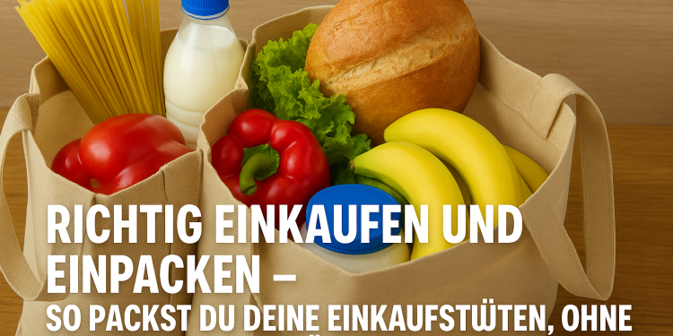 Richtig einkaufen und einpacken – So packst du deine Einkaufstüten, ohne dass etwas zerdrückt oder kaputt geht